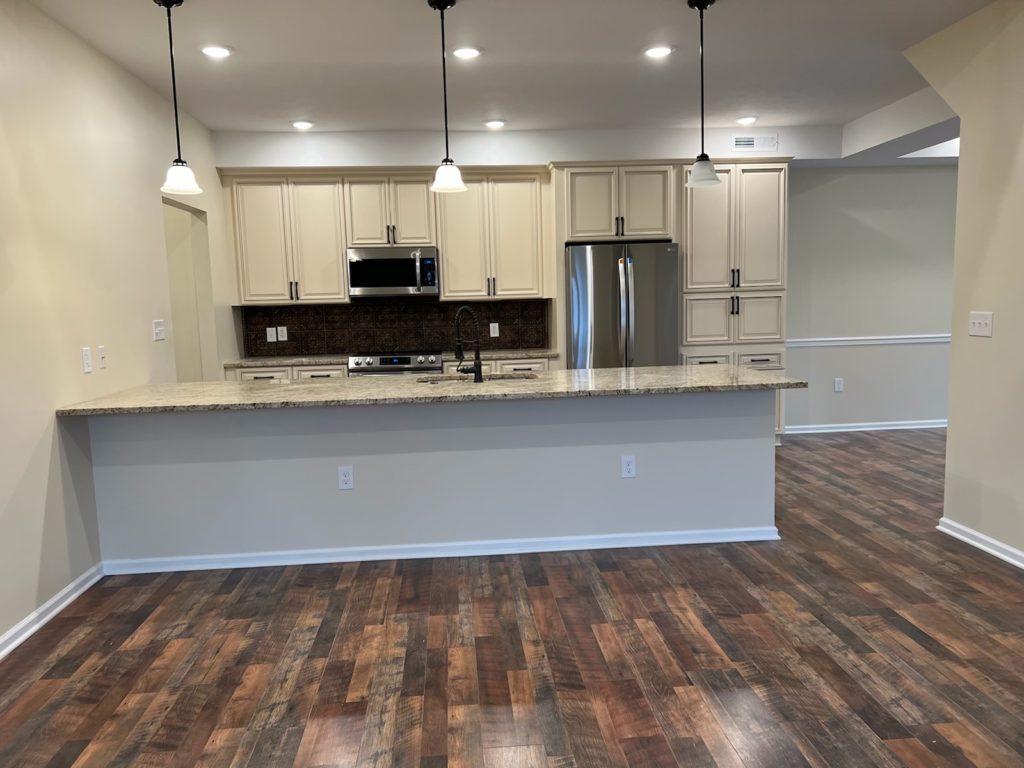 Kitchen From Living Room